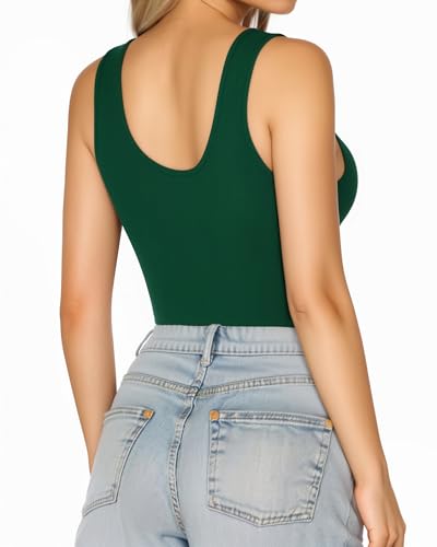 Image of Mangopop Women' Surplice Ruched Plunge Neck Deep-V Long Sleeve Bodysuit Jumpsuits