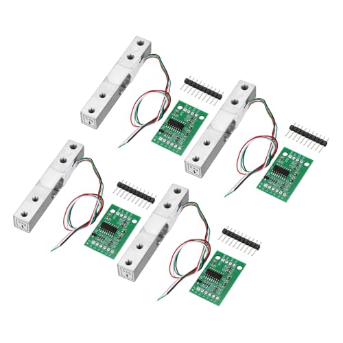 Il Sensore Di Pesatura Utilizza Il Chip Di Conversione A/D 24 Bit Ad Alta Precisione HX711, Progettato Specificamente Per Bilance Elettroniche Ad Alta Precisione E Dotato Di Due Canali Di Ingresso Analogici. Il Sensore Di Peso A Cella Di Carico Digitale È Realizzato In Lega Di Alluminio Con Struttura A Trave Parallela. Adatto Per Bilance Elettroniche Da Cucina, Misurazione Della vigoria Di Piccoli Elettrodomestici E Dispositivi Elettronici Di Pesatura Intelligenti.