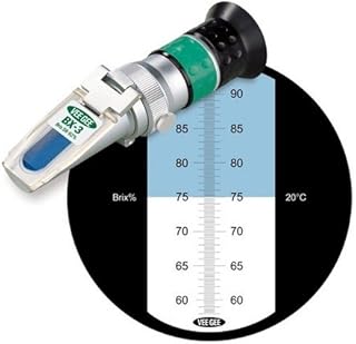 Vee Gee 43005, BX-3 Refractometer, 58-92% Brix, Pack of 3 pcs
