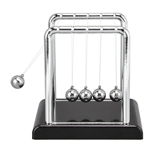 Listado de Adornos para comprar online. 45 POCREATION Bola de Péndulo de Equilibrio, Juegos de Oficina de Metal de Ciencia Física, Decoración de Escritorio, Accesorios de Juegos de Juguete para Profesores de Física de...
