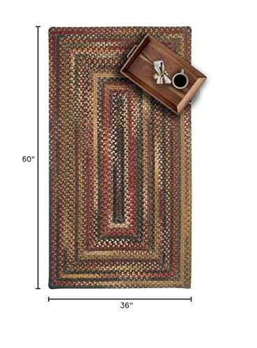 Capel-American-Heritage-Woodstone-3-0-X-5-0-Concentric-Rectangle-Braided-Rug Capel American Heritage Woodstone 3 0 X 5 0 Concentric Rectangle Braided Rug
