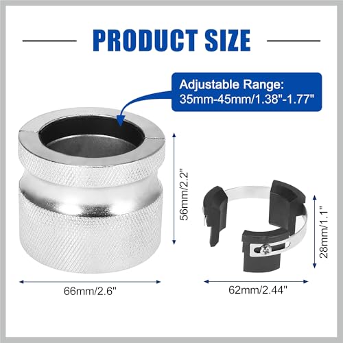 Image of Adjustable Fork Seal Driver 35mm-45mm Motorcycle Dirt Bike Fork Seals Tool for Harley Davidson for Suzuki for Kawasaki for Yamaha for Honda Replacement Car Parts