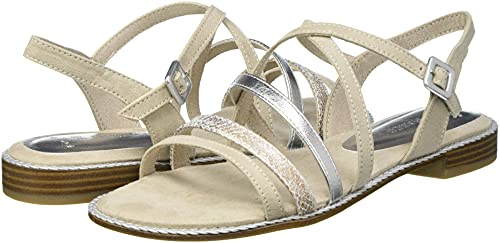 Marco Tozzi 2-2-28104-26 Sandalo, Donna, Dune