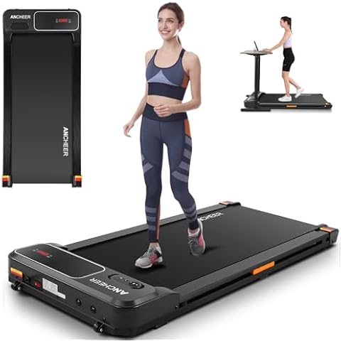 Walking Pad Treadmill - 2.5HP Quiet Under Desk Treadmill with Wide Running Belt, Portable Treadmills for Home/Office Small, LED Display & Remote Control for Walking, Jogging, Running Cover