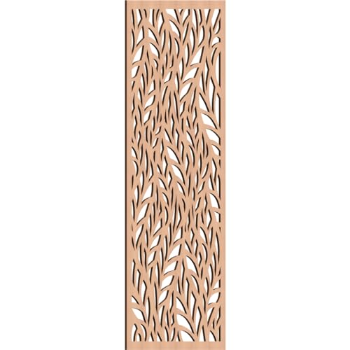 Image of Ortonville Decorative Pierced Fretwork Wood Wall Panels, 25 3 /8 inchW x 64 3 /8 inchH x 3 /8 inchT, Alder
