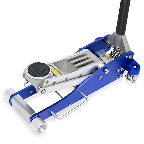 Neiko Pro 20272B Premium Low Profile Aluminum Floor Jack | 3 Ton Capacity | Dual Pump Design
