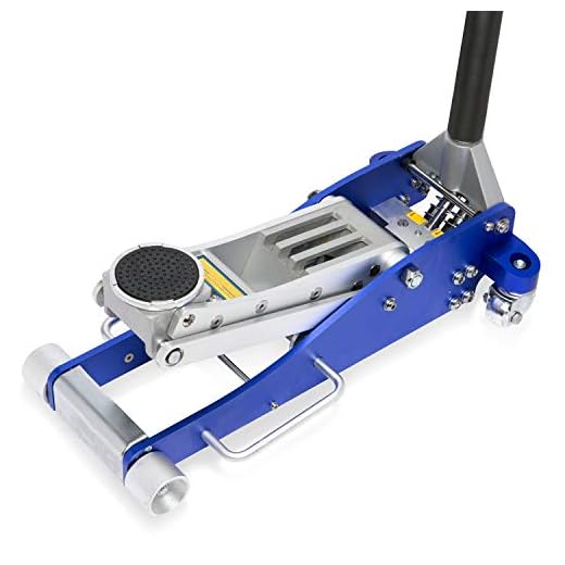 Neiko Pro 20272B Premium Low Profile Aluminum Floor Jack | 3 Ton Capacity | Dual Pump Design
