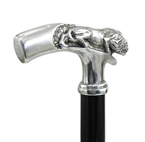 Walking sticks and canes for men, Christmas present, Black Friday.wooden canes silver handle