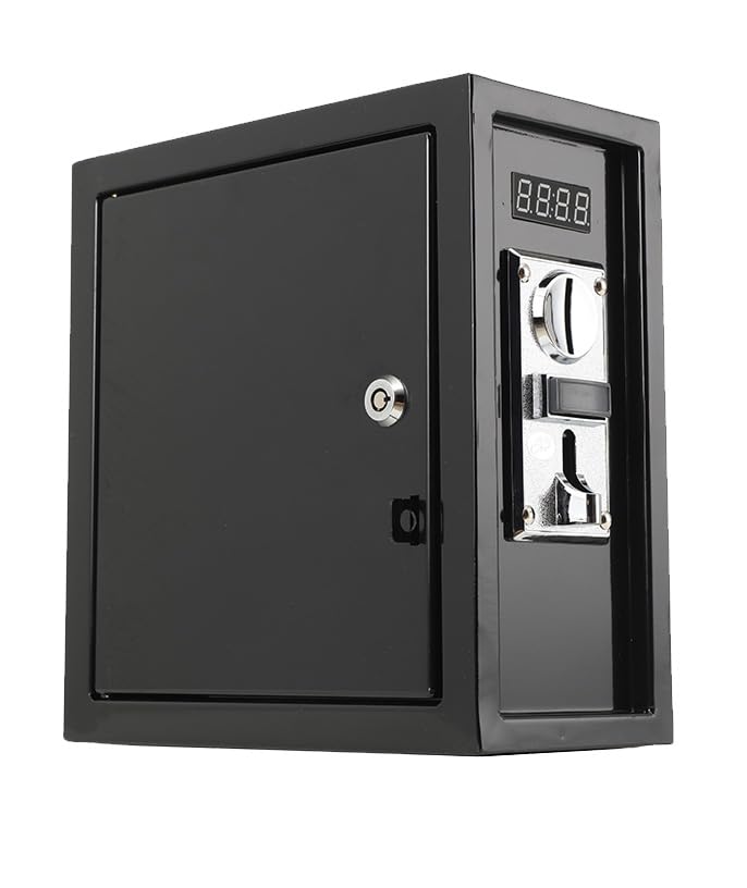 Münzbetriebener Timer-Steuerkasten, Multi-Münzprüfer-Wähler, Betriebene Timer-Steuerplatine, Münz-Timer-Steuerkasten, Netzteilkasten für Arcade-Maschine, Waschmaschine, EU Stecker 220V