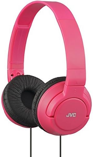 JVC HAS180R The Amazing On-Ear Headphones, Red