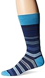 BUGATCHI Men's Stripe Fancy Sock