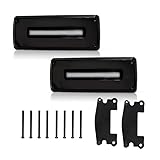Les feux arrière clignotants à LED fluides utilisent des lentilles rouges et transparentes avec un boîtier noir, offrant un effet de lumière LED fluide et continu.