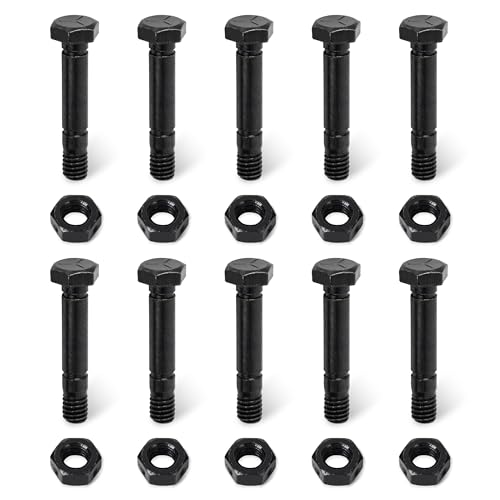 Canamax Pack of 10 5/16th Snowblower Shear Pins and Nuts 52100100 - Compatible with Ariens ST924DLE...