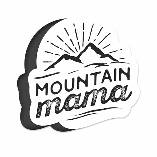 Imán flexible Mountain Mama para refrigerador miniatura 1