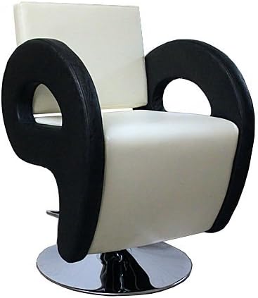 Cream and Black Salon Chair Styling Fashion Barber Hairdressing 9905