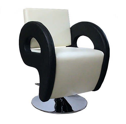 Cream and Black Salon Chair Styling Fashion Barber Hairdressing 9905