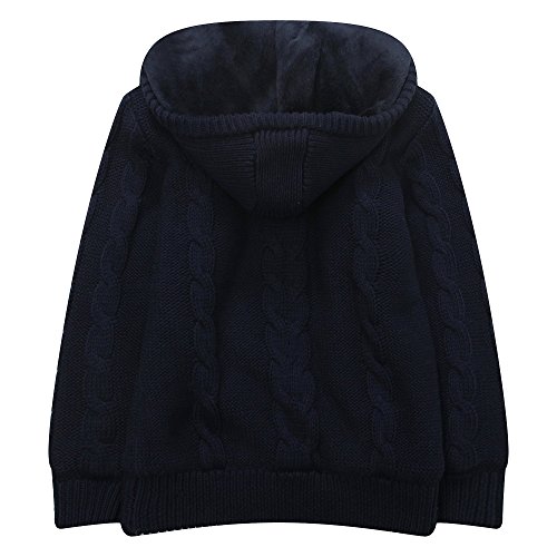 Richie House Little Girls' Cardigan Sweater with Hood RH14422