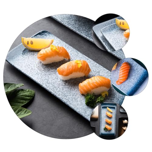 BESPORTBLE Plato estilo japonés para sushi reusable miniatura 4