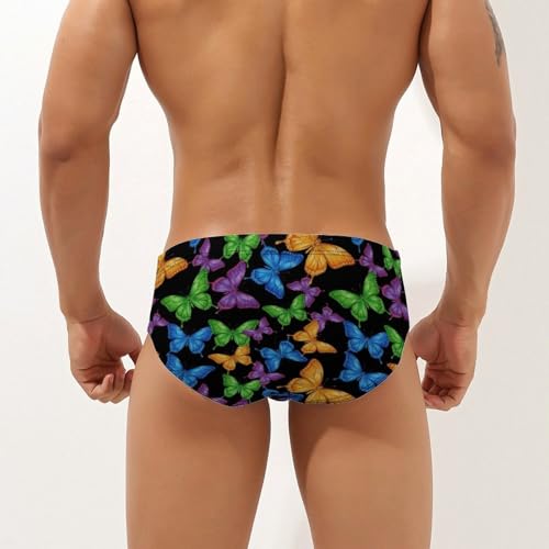 Comfort Fit Men's Swim Briefs, Breathable Bikini Trunks for Pool & Beach2