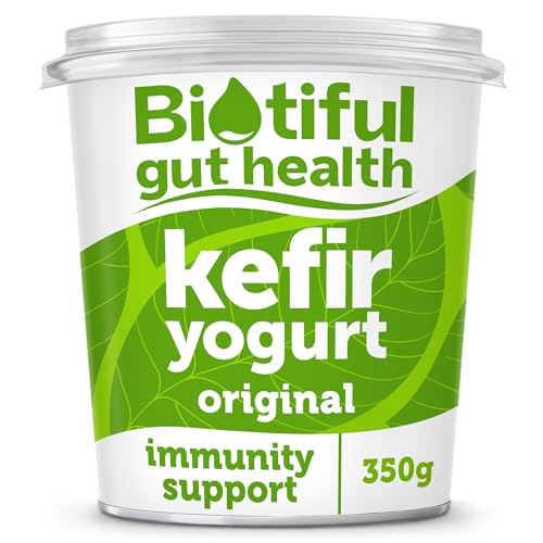 Biotiful, Gut Health, Kefir Yogurt Original, Natural, Immunity Support, High in Protein, Source of Calcium and B12, 350g