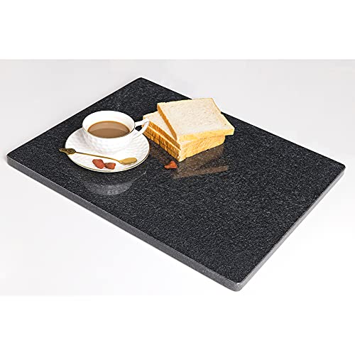 Soulscrafts Natural Black Marble Pastry Cheese And Cutting Board Slab 16X12X0.5 Inch #TOP6