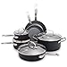 GreenPan Chatham ceramic Non-Stick 10Pc Cookware Set, Grey