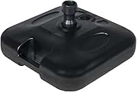 Base para Guarda Sol Sombreiro Suporte Preto Ombrelone 18kg de Piscina Chão