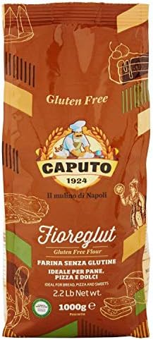 Antimo Caputo Gluten Free Pizza Flour 2.2lb - All Natural Multi Purpose Flour & Starch Blend for Baking Pizza, Bread, & Pasta 12 Pack
