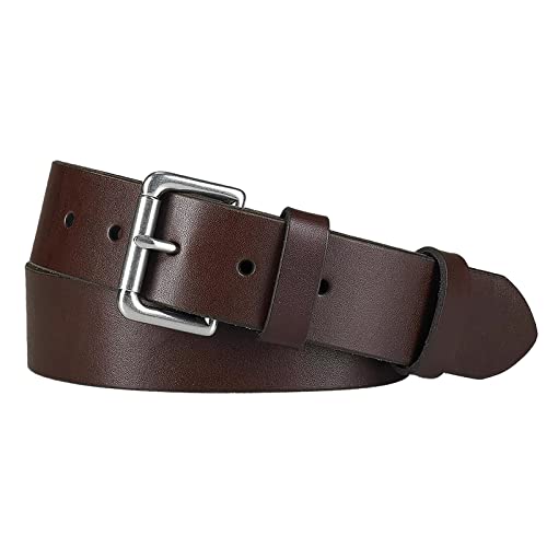 POLO RALPH LAUREN メンズ レザー ベルト 405761941ブラウン サイズ34（89cm） [並行輸入品]