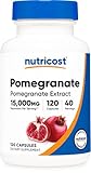 Nutricost Pomegranate Extract 120 Capsules for 40 Servings Per Bottle - Vegan, GMO Free and Gluten Free