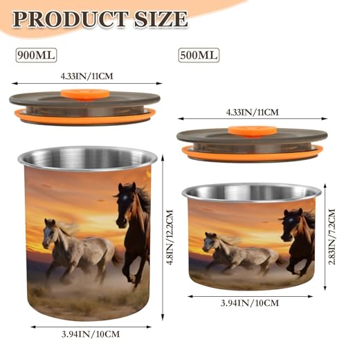 Contenedor hermético de acero inoxidable para café 30oz miniatura 2