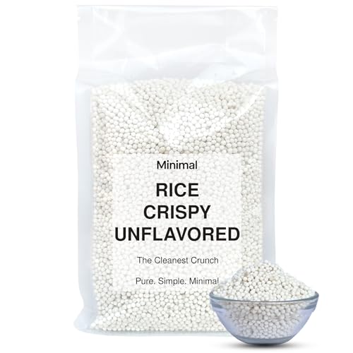 Image of Minimal Plain Rice Crispies Ball (Round Shape 2mm-3mm),100g Rice Cereal | Light & Crispy | Ideal for Baking, Chocolate, Snacks & Desserts | 100% Natural | No Added Flavours or Preservatives