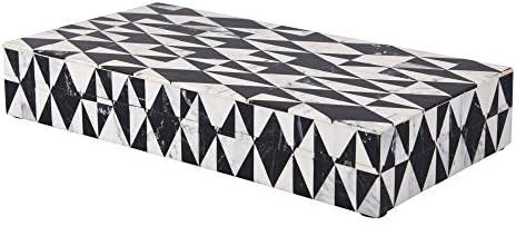 Handicrafts Home Chevron Jewelry Gift Boxes - Decorative Organizer and Storage Box for Women Girls Bedroom Office, Closet  Christmas Gifts