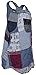 Gheri Dames Coton Patchwork sans Manches Ajustable Longueur Été Tablier Boho Robe Les Poches Courte Small/Medium