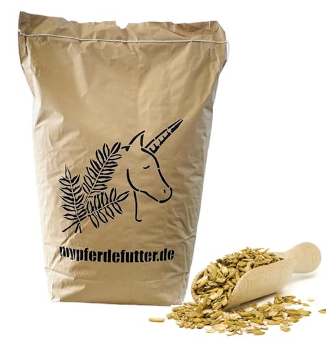 mypferdefutter Bio Hafer frisch gequetscht - 13,5kg - von bayrischen Feldern - 100% Natur PUR ohne Zusätze und Melasse - angebaut nach den Standards und Auflagen von Naturland