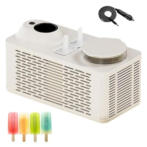 Máquina para hacer paletas de hielo casera de 150W con 4 palitos para coche y camping