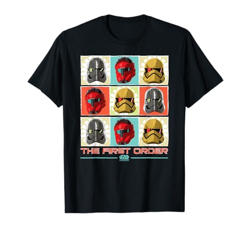T-shirt Star Wars Resistance First Order en coton pour homme et fan de la saga