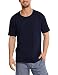 Produktbild Schiesser Herren Mix & Relax T-Shirt Rundhals Schlafanzugoberteil, Blau (Dunkelblau 803), 52