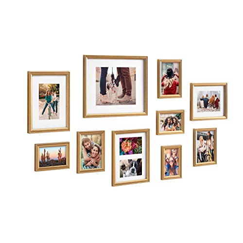 Kate and Laurel Adlynn Photo Frame Set, Set of 10,...