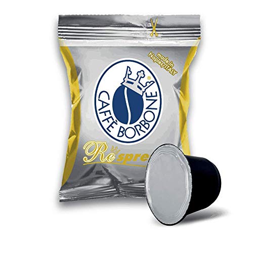 Caffè Borbone Respresso, mezcla oro – 200 Cápsulas – Compatibles con las máquinas de uso doméstico Nespresso®* (2 paquetes de 100)
