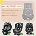 Ajrwiiy Infant Insert Compatible with Graco Snugride 35 - Car Seat Insert Cushion Pad, Replacement Infant Car Seat Insert for Graco, Soft Head and Body Support Pillow, Double-Side Use