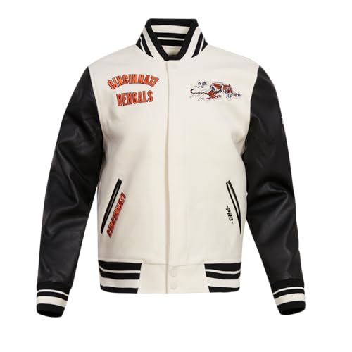 Pro Standard Mens NFL Cincinnati Bengals Retro Classics Varsity