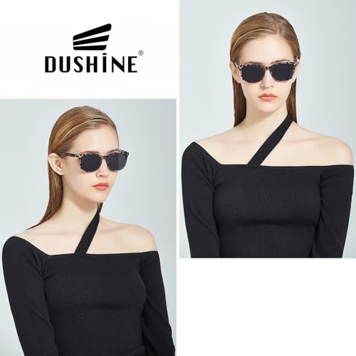 DUSHINE Polarized Sunglasses for Women Classic Retro Style 100% UV Protection