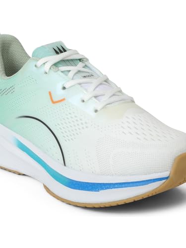 Image of Liberty Leap7x PACIFIC-1E Men Sports Running Shoes - Sky Blue & Sea Green | Comfortable and Durable Lace-Up Closure - Suitable for Lacing Walking, Gym, Jogging and Outdoor Shoes for Man