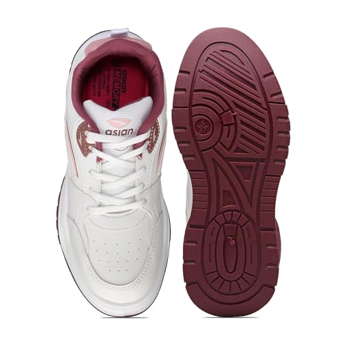 Image of ASIAN Women NANCY-01 Sneakers and Casual wear Shoes with Laces, Lightweight and Comfortable Shoes for Parties, as Well as Gym and Sports for Women & Girls with Stylish Design