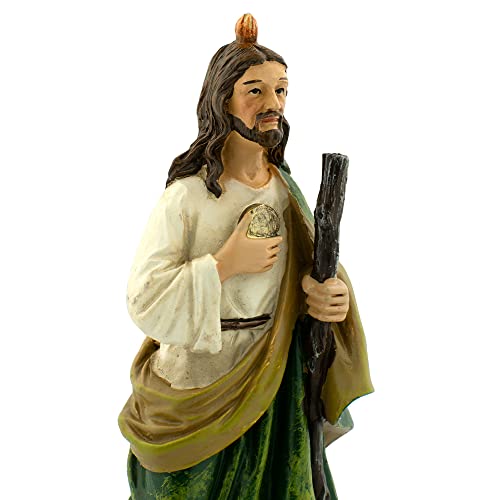 Estatua de San Judas Patrono de Causas Perdidas 6 pulgadas miniatura 5