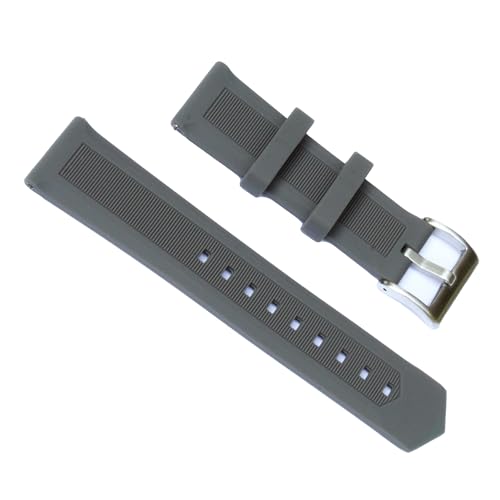 Image of WAMD Quick Release Silicone Rubber Watch Straps - Mercury - 18mm, 20mm, and 22mm Watch Straps for Watches.