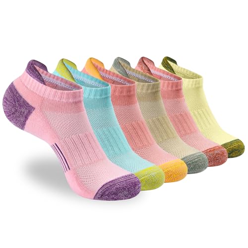 Image of ATBITER Women's Ankle Socks Cushioned Running Athletic No Show Socks-6Pairs