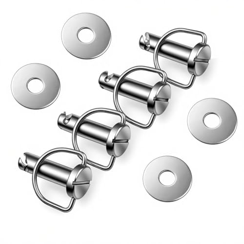 4 Pack Pines de Montaje de Liberación Rápida para Alforjas Compatibles con Harley Touring 1995-2023 - Acero Inoxidable Kit de Hardware Antirrobo para Street Glide Road King Electra Glide Softail miniatura 1