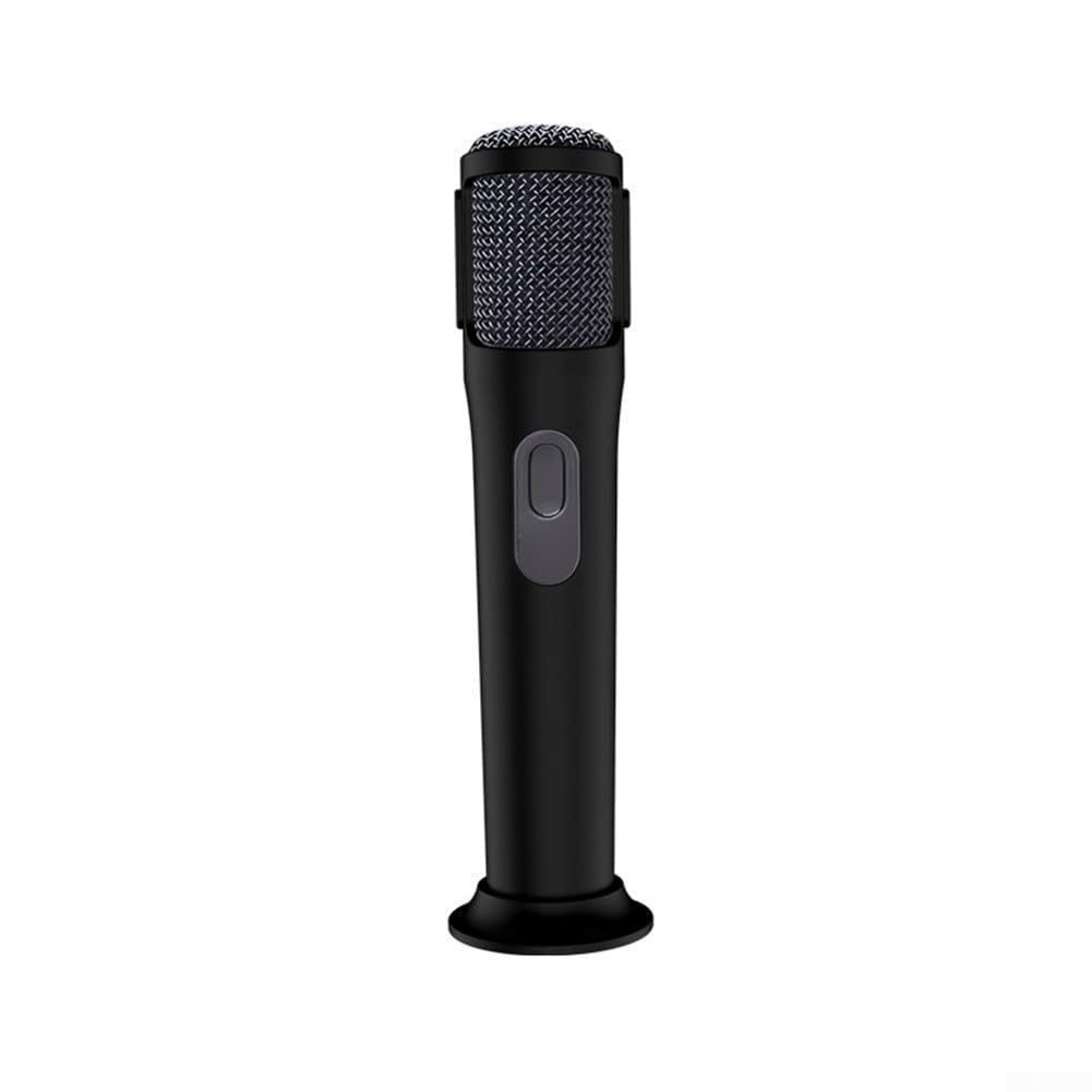 Coque en silicone pour microphone sans fil PartyBox - Protection anti-roulement et élégante - Housse antichoc pour microphone à tige - Bleu (noir)